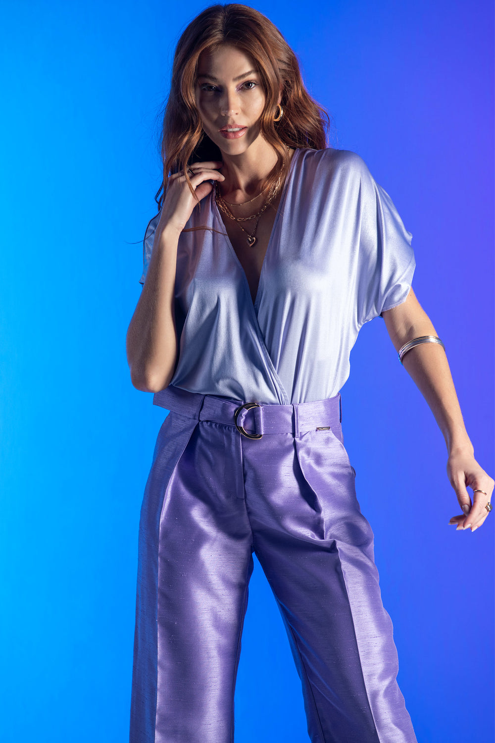 SATIN PANTS FOURSOUL