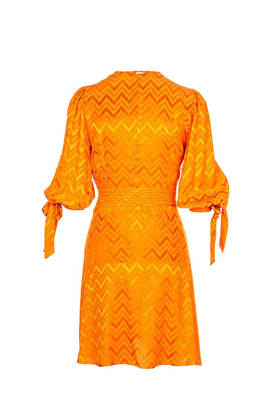 JACQUARD SHORT DRESS FOURSOUL