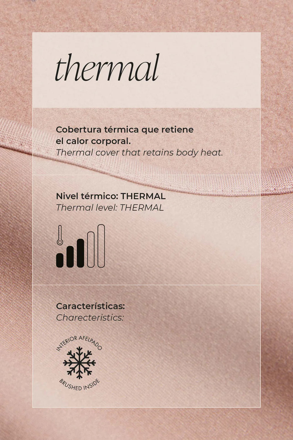 CAMISOLA TÉRMICA YSABEL MORA