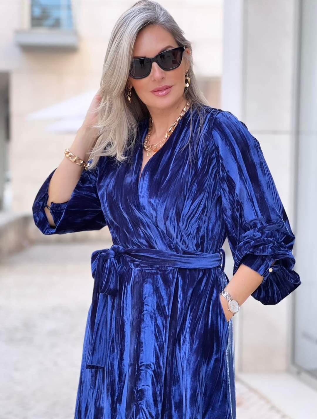 VELVET SHORT DRESS FOURSOUL