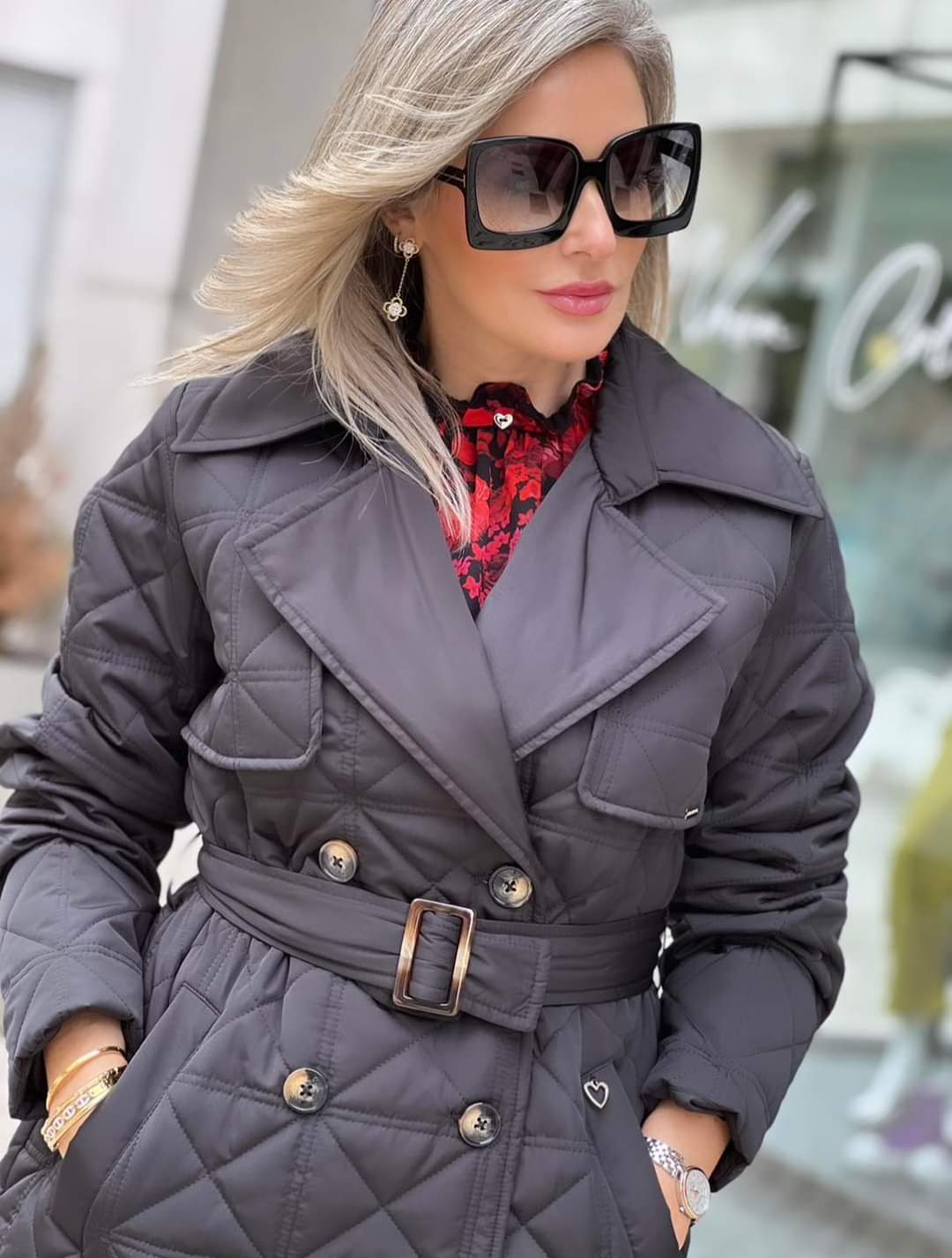PARKA GABARDINE SILVINA CAMPOS