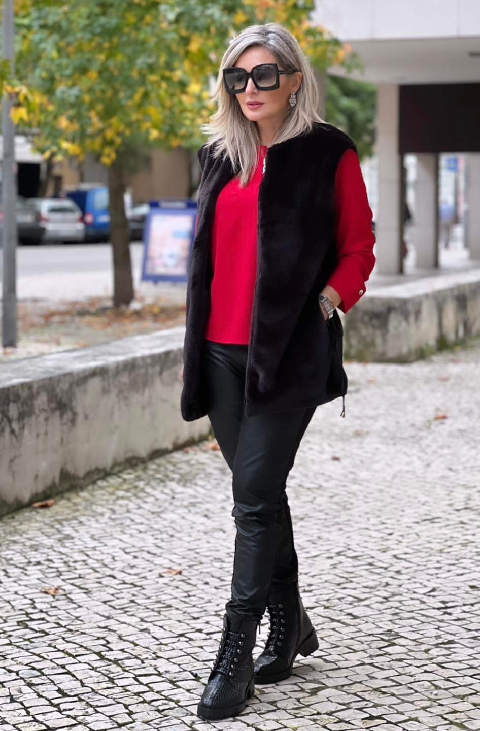 CALÇA LEGING/NAPA E MALHA FÉ