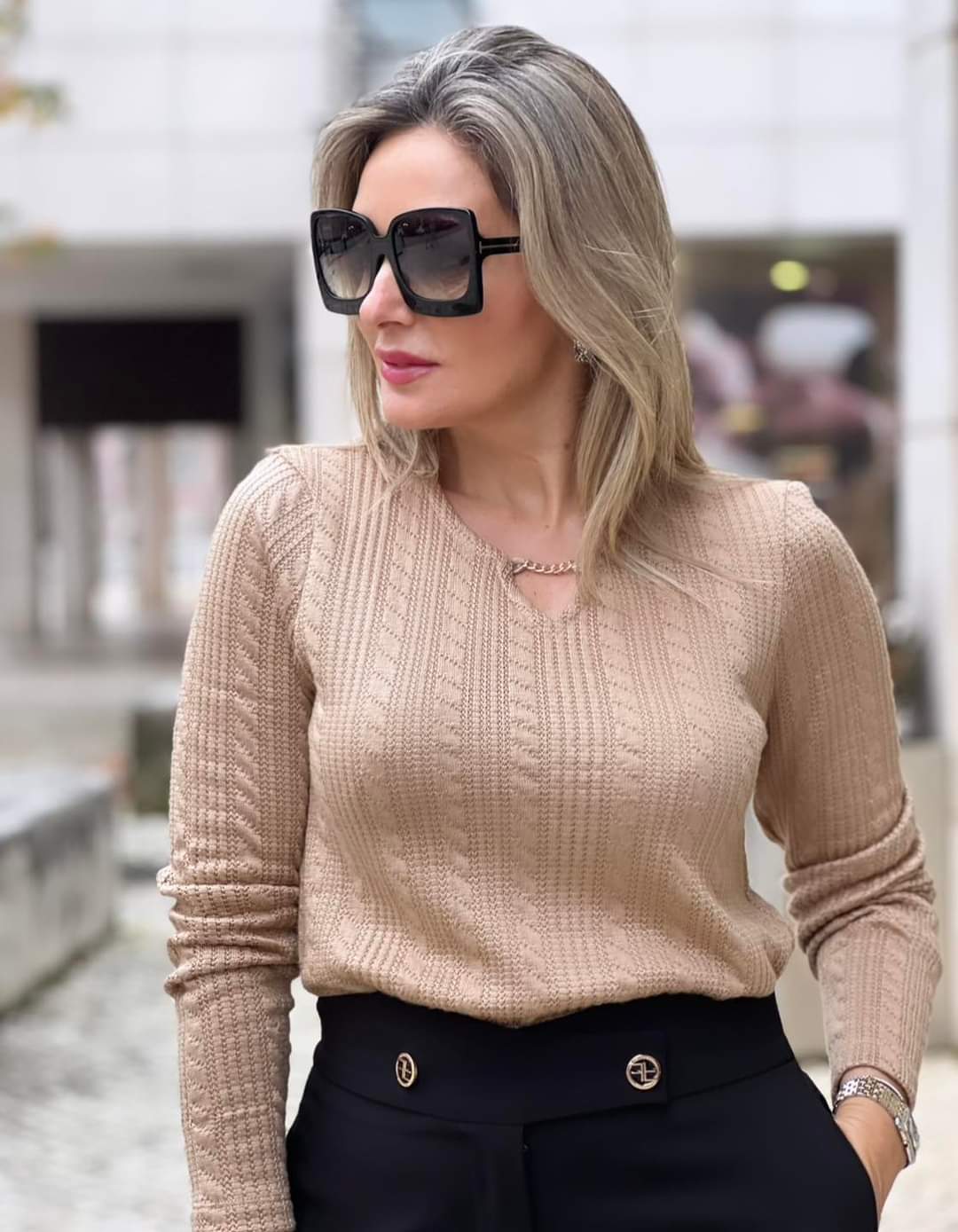 CAMISOLA COM APLICAÇÃO FÉ