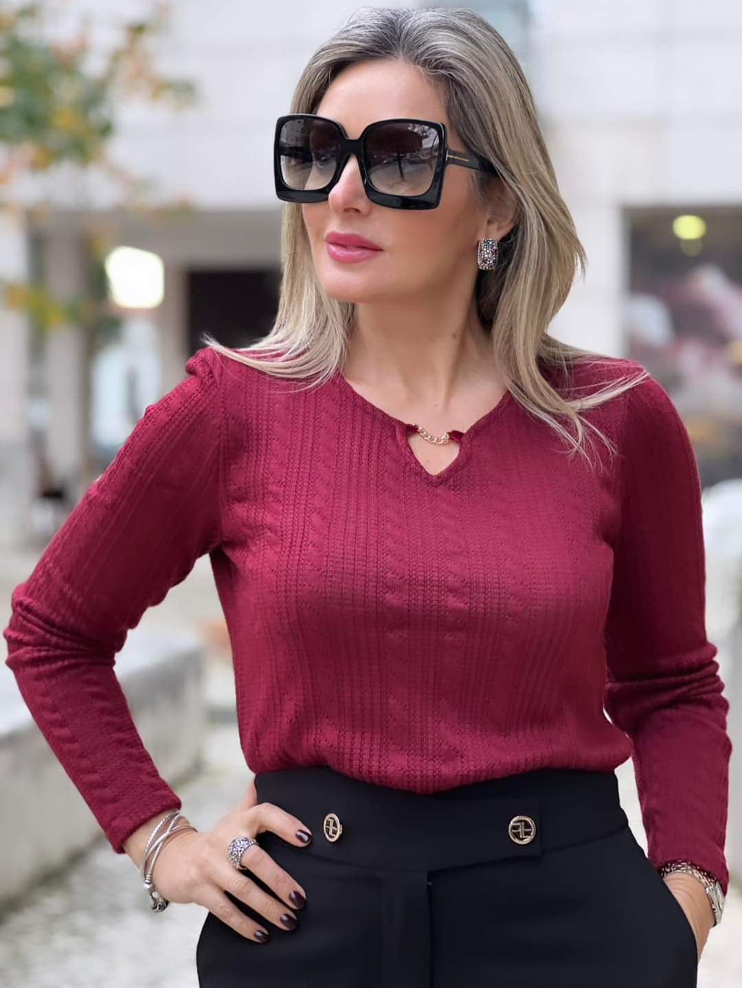 CAMISOLA COM APLICAÇÃO FÉ