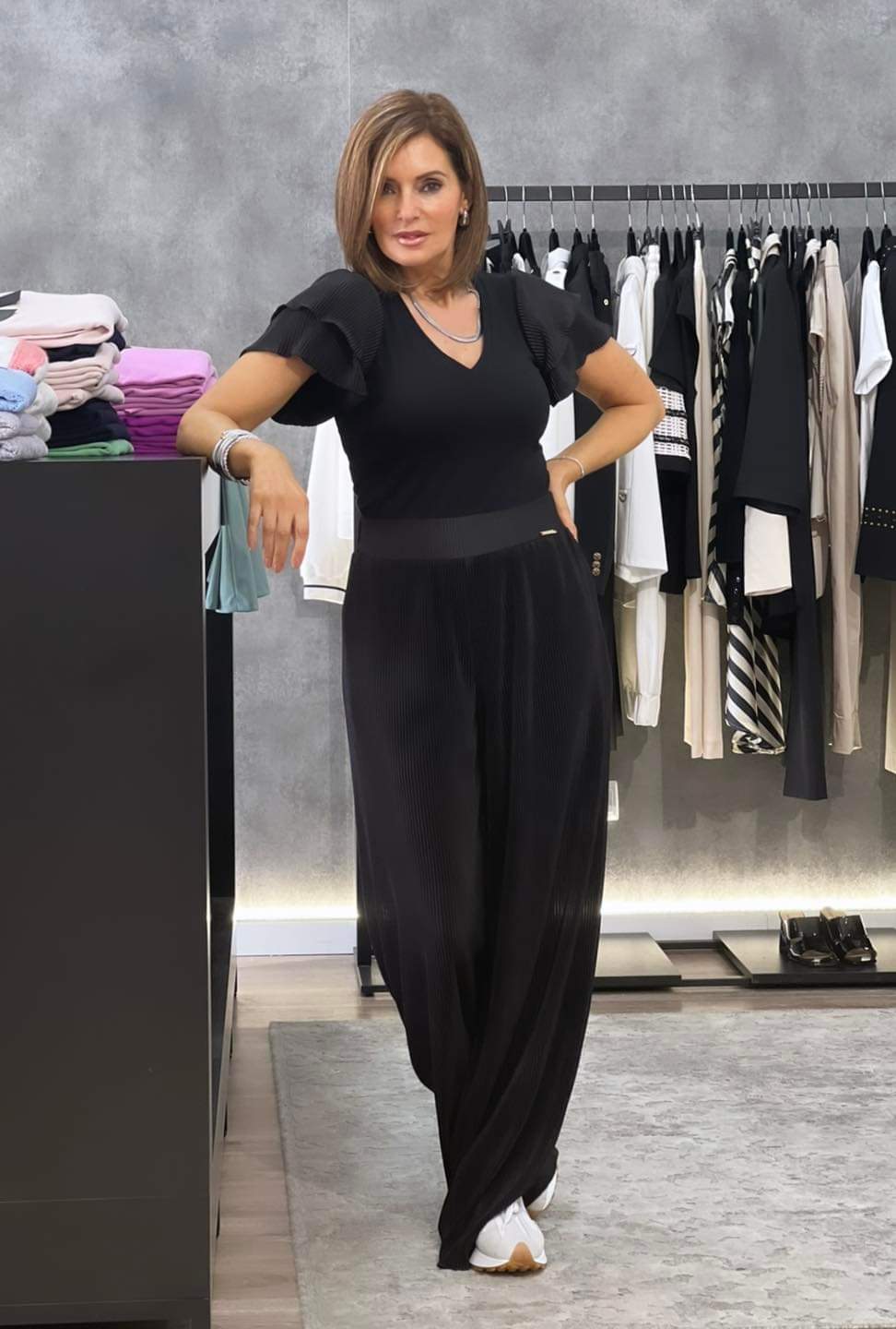 PLEATED PANTS FOURSOUL