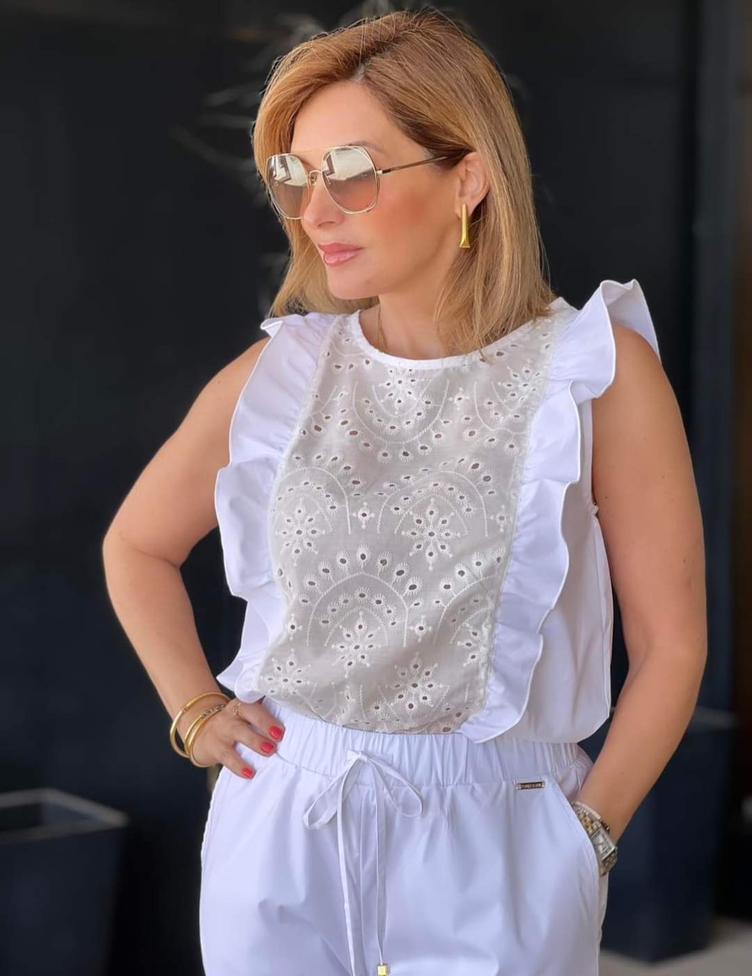RUFFLE TOP FOURSOUL