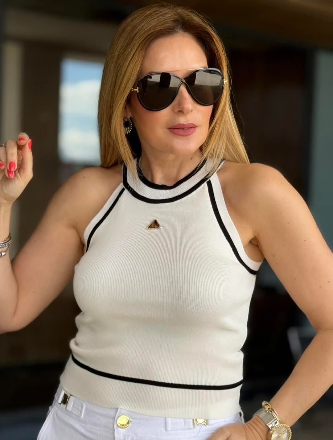 TOP MALHA FERRACHE