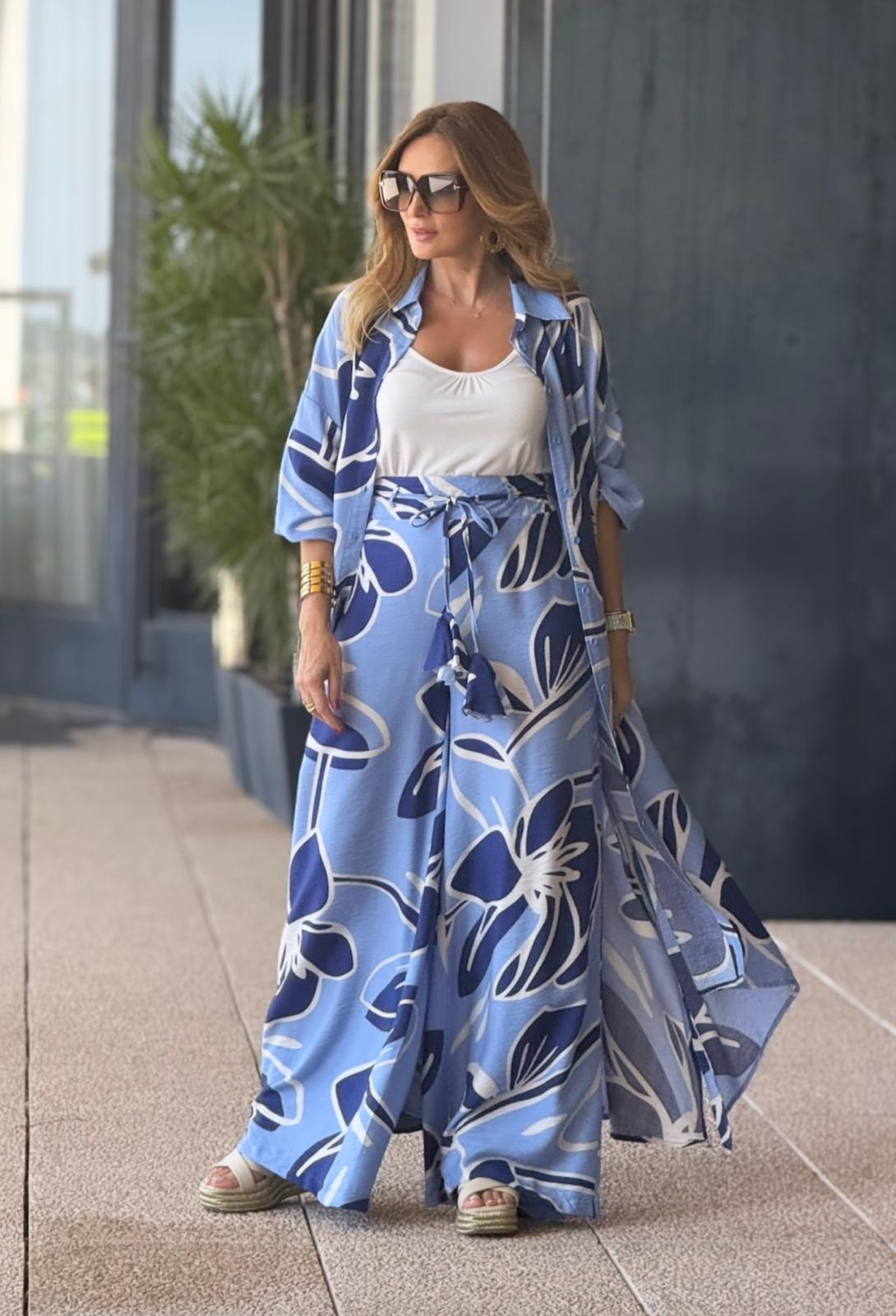 CONJUNTO BLUSA E CALÇA VELVET