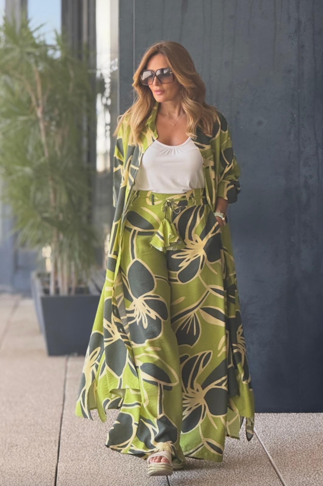 CONJUNTO BLUSA E CALÇA VELVET