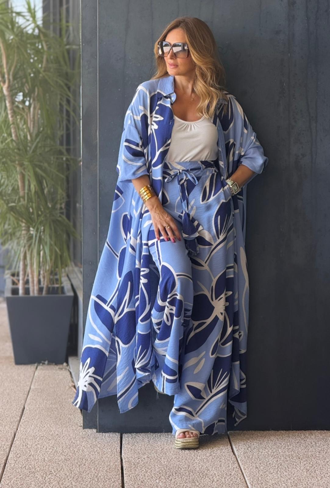 CONJUNTO BLUSA E CALÇA VELVET