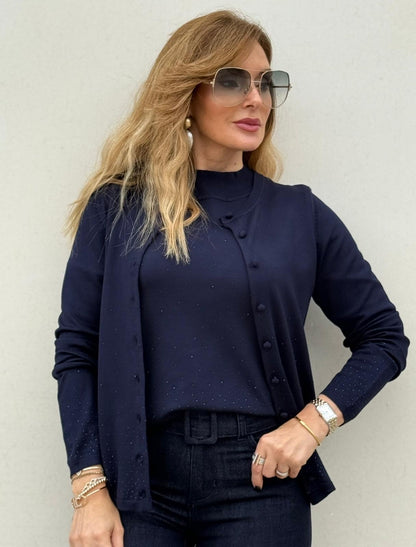CASACO DE MALHA SILVINA CAMPOS