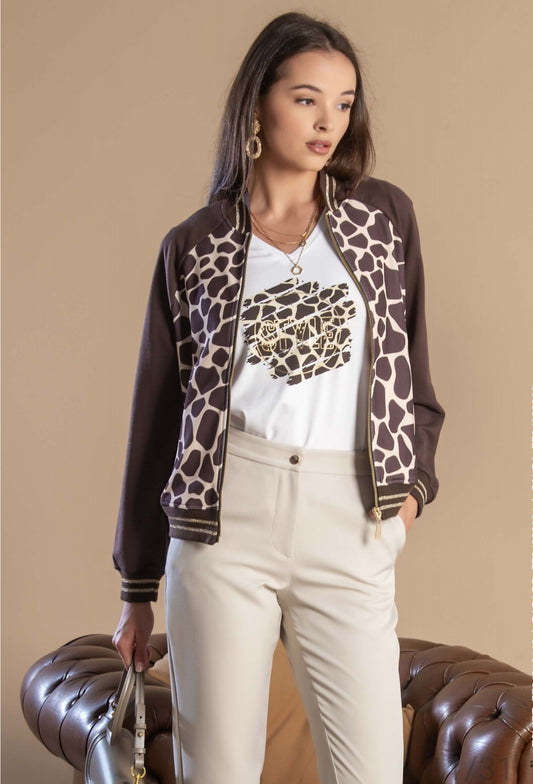 CASACO ANIMAL PRINT FÉ