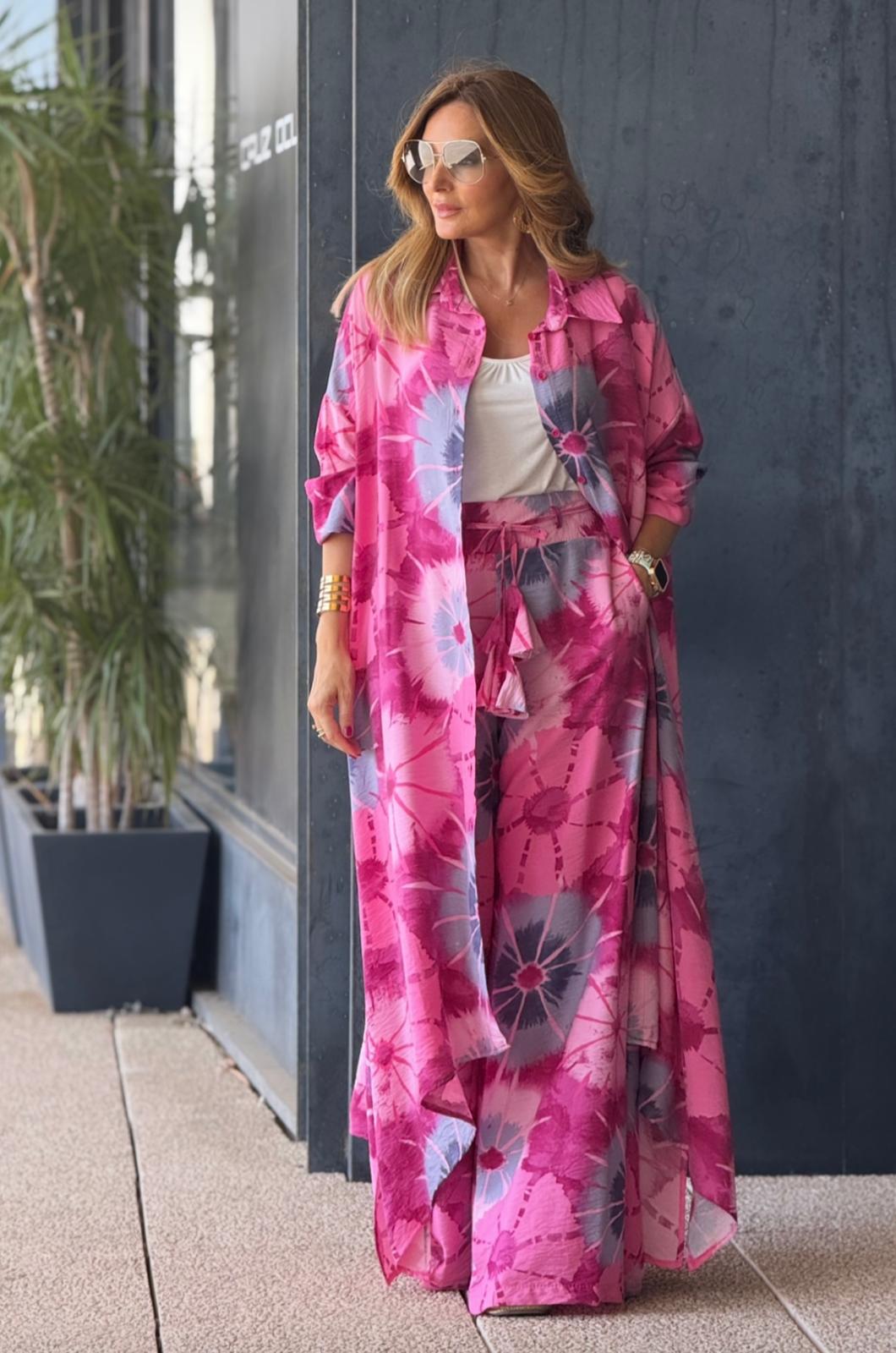 CONJUNTO BLUSA E CALÇA VELVET